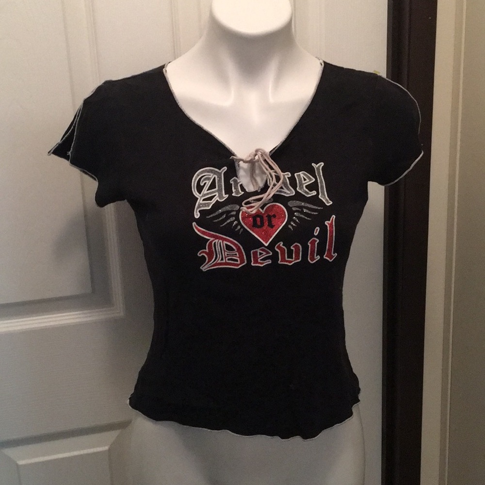 Ange or devil shirt